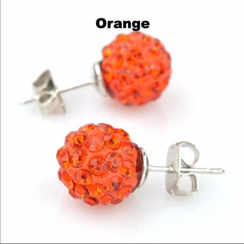 5 pair of Glitter Earring Studs for $12 - Picture 12 of 16